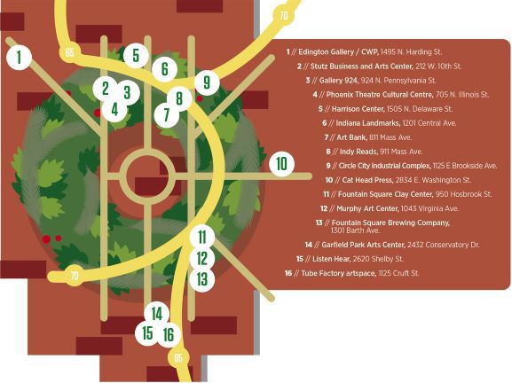 First Friday map